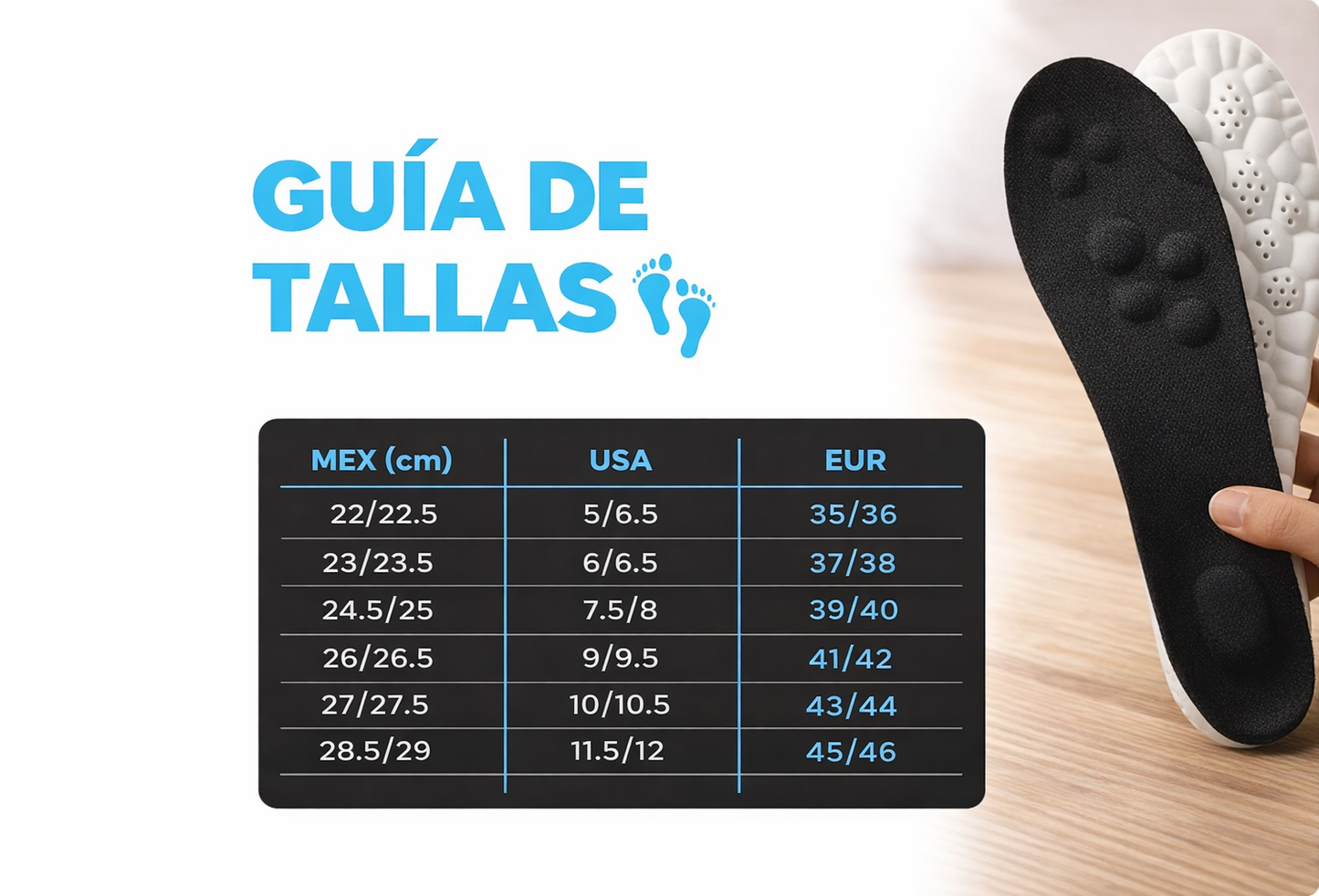 Plantillas Ergonómicas de Gel
